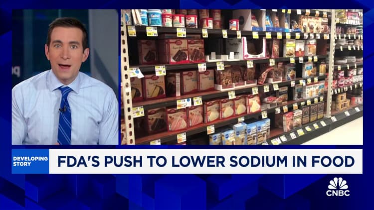 FDA pushes to lower sodium in food: Here's what you need to know